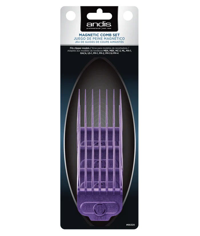 Andis Single Magnetic Large 4-Piece Comb Set (66320)
