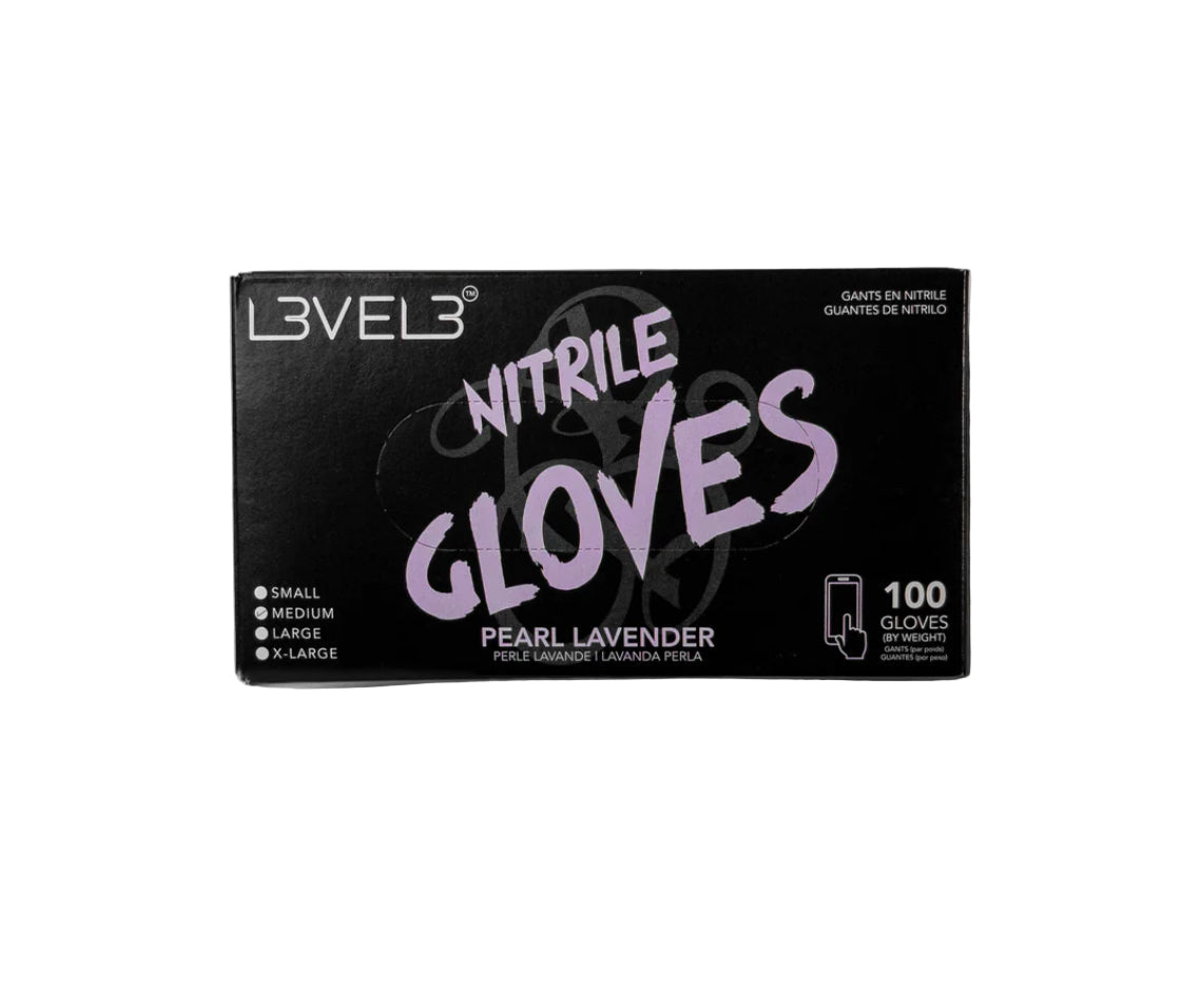 L3VEL3 Nitrile Gloves Pearl Lavender