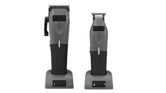 Play Gun Metal Grey Bundle (Clipper & Trimmer) (Wholesale case of 12)