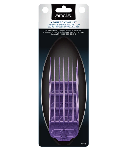 Andis Single Magnetic Large 4-Piece Comb Set (66320)