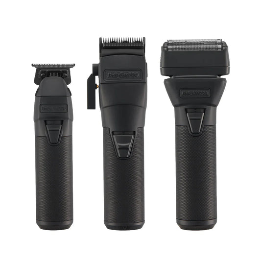 BaBylissPRO FXONE BlackFX Clipper, Trimmer & Shaver combo (FX899MB+FX799MB+FX79FSMB )