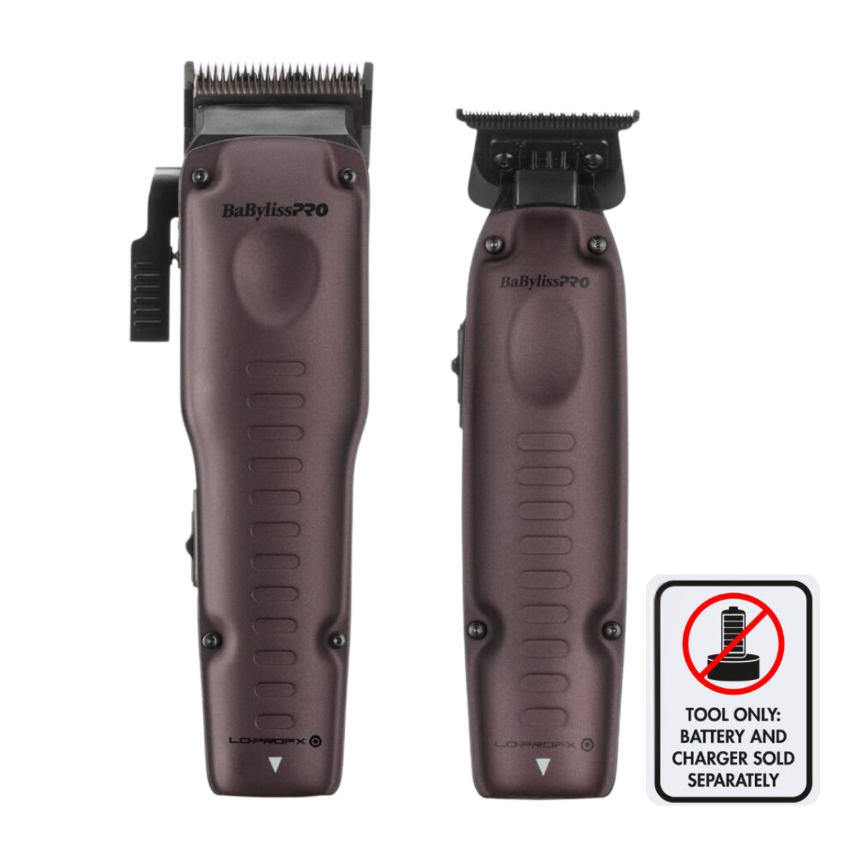 BabylissPRO FXONE Purple LO-PROFX Limited Edition Tool Only Clipper and Trimmer (FX129PTO) Combo