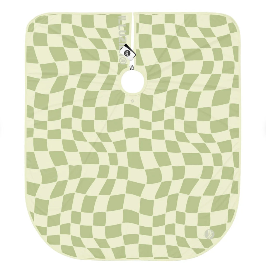 Illuzien Avocado Melted Checker PRO Cape