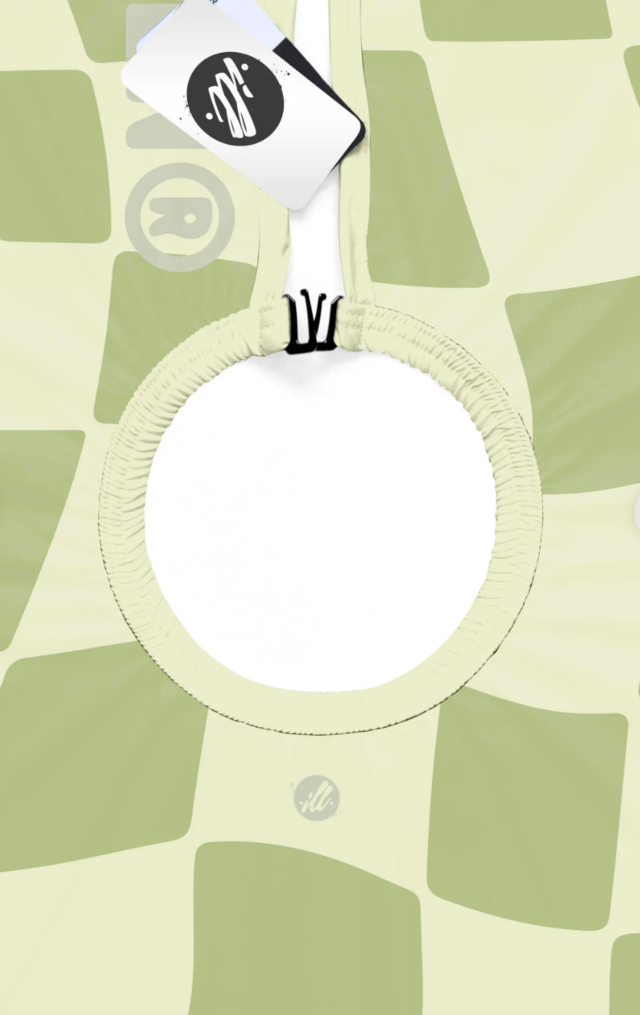 Illuzien Avocado Melted Checker PRO Cape
