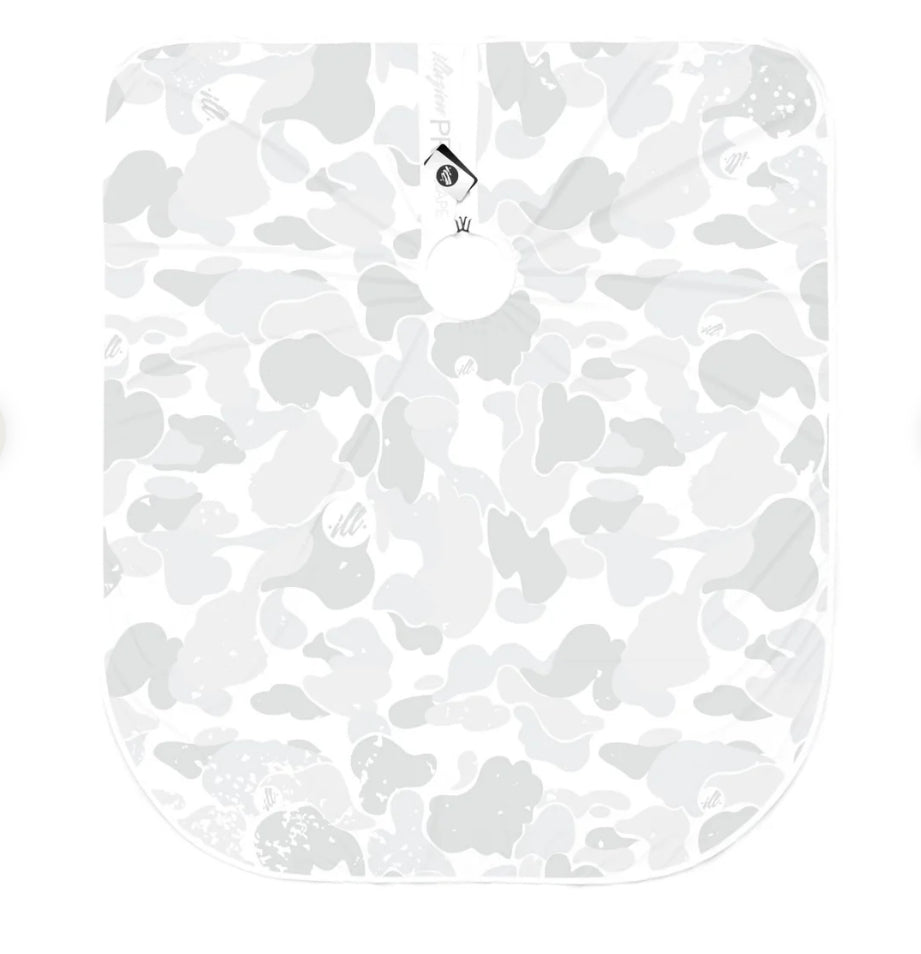 Illuzien White Camo PRO Cape