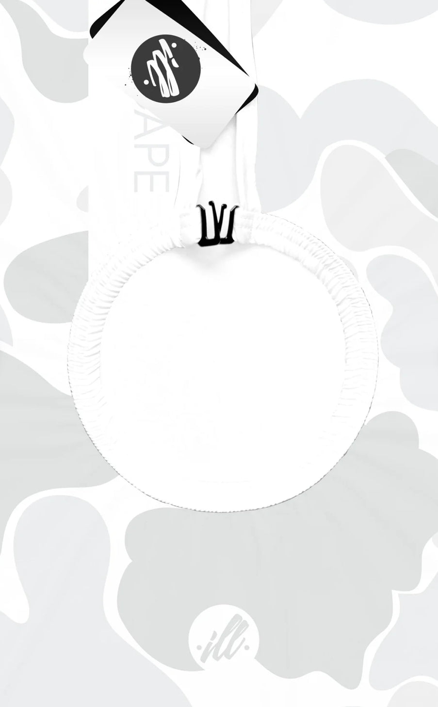 Illuzien White Camo PRO Cape