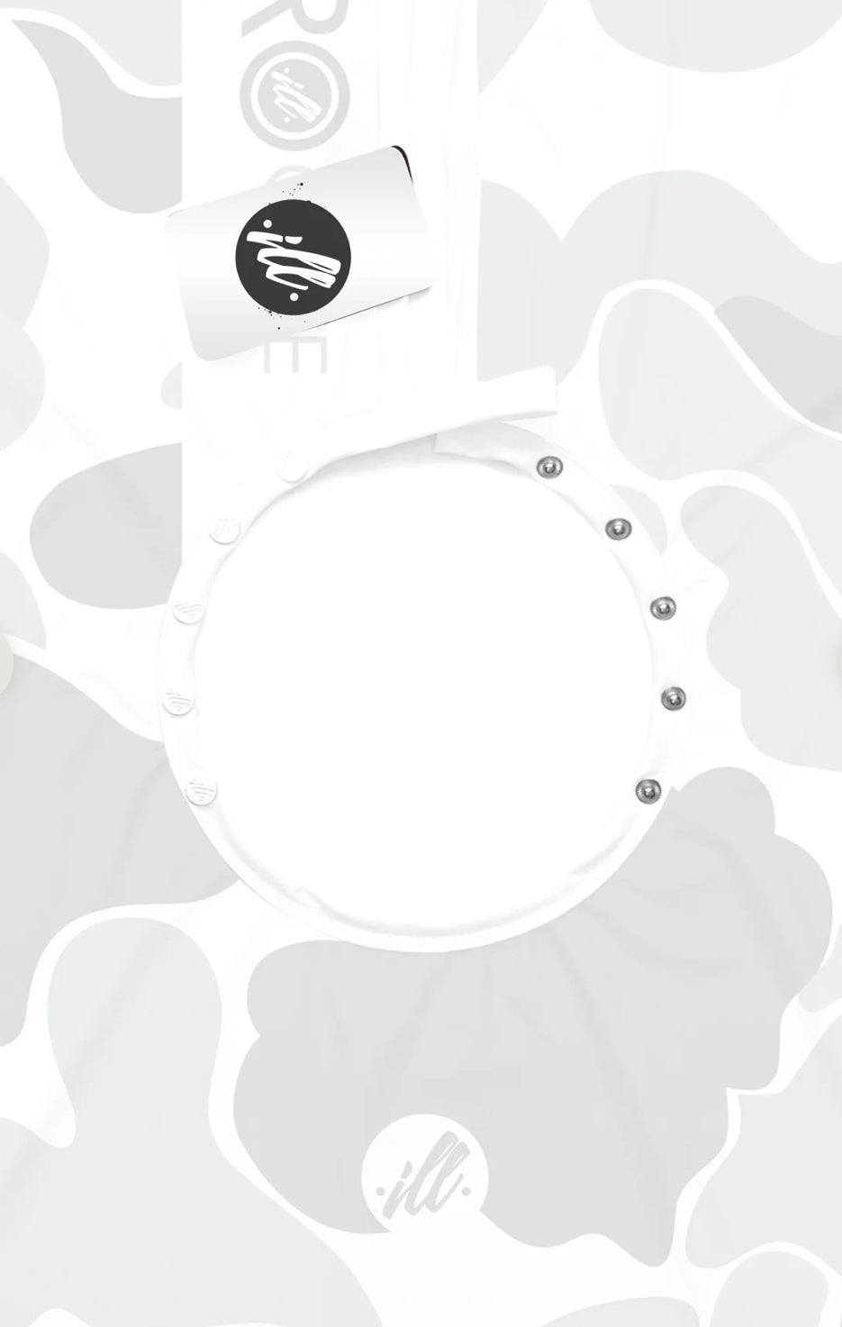 Illuzien White Camo PRO Cape