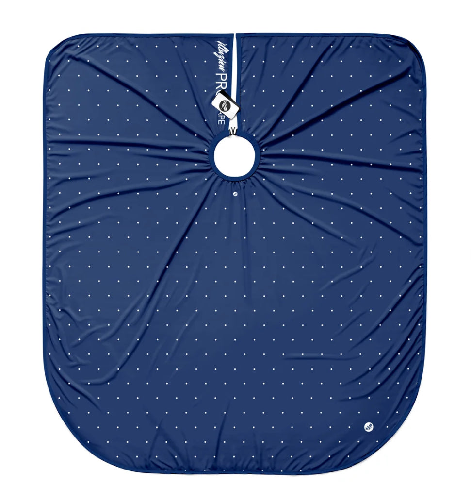Illuzien Navy Polka Dot PRO Cape