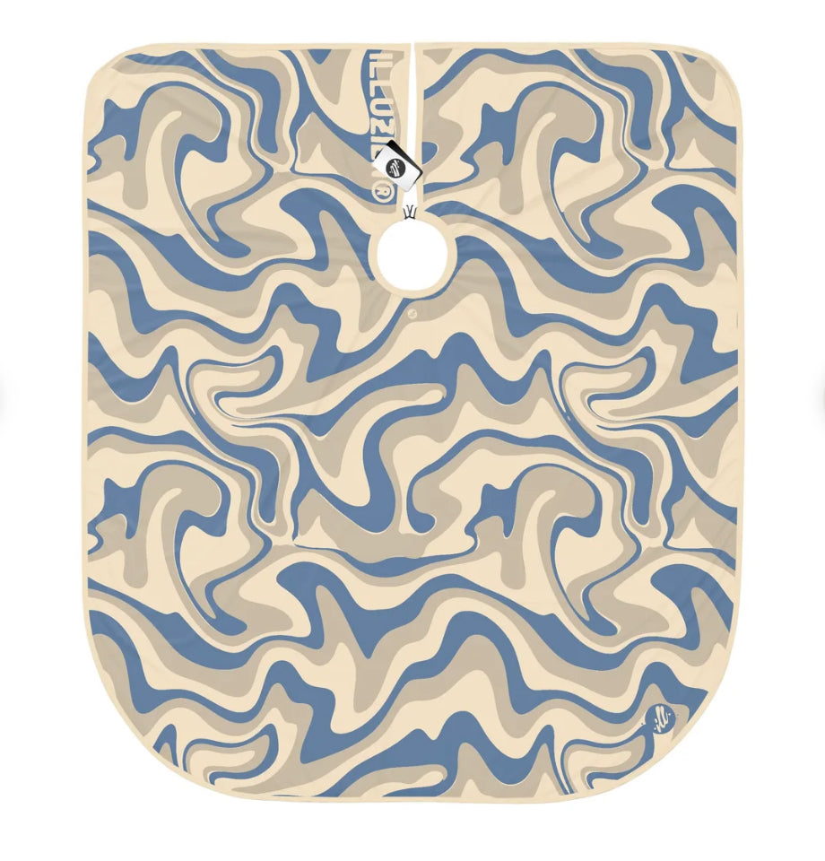 Illuzien Tidal Blue Wavy PRO Cape