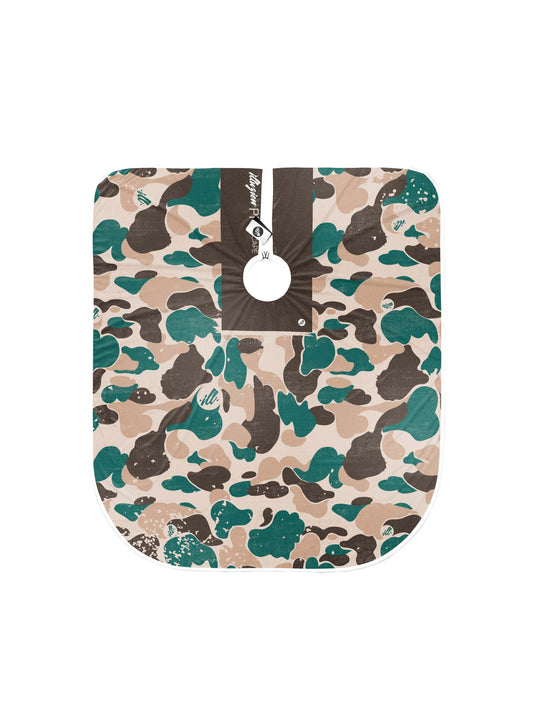 Teal Ash Distressed Camo PRO Cape